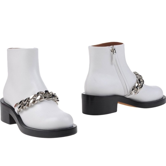 Givenchy Laura chain white leather boots - Picture 8 of 13